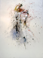 A Little Late | acrylic and ink on paper| 80 x 105 cm | 2013