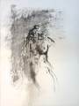 Hair| acrylic and ink on paper| 80 x 105 cm | 2014
