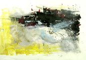 When It’s Dark | acrylic and ink on paper| 80 x 105 cm | 2011